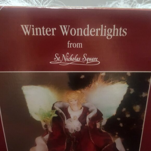 St. Nicholas Square Angel Tree Topper Multi Color New In Box - Picture 9 of 12